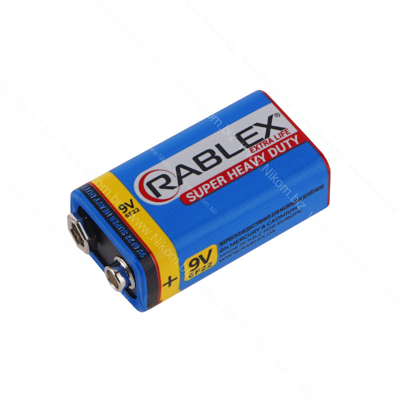 Батарейка Rablex Extra Life (крона) 9V