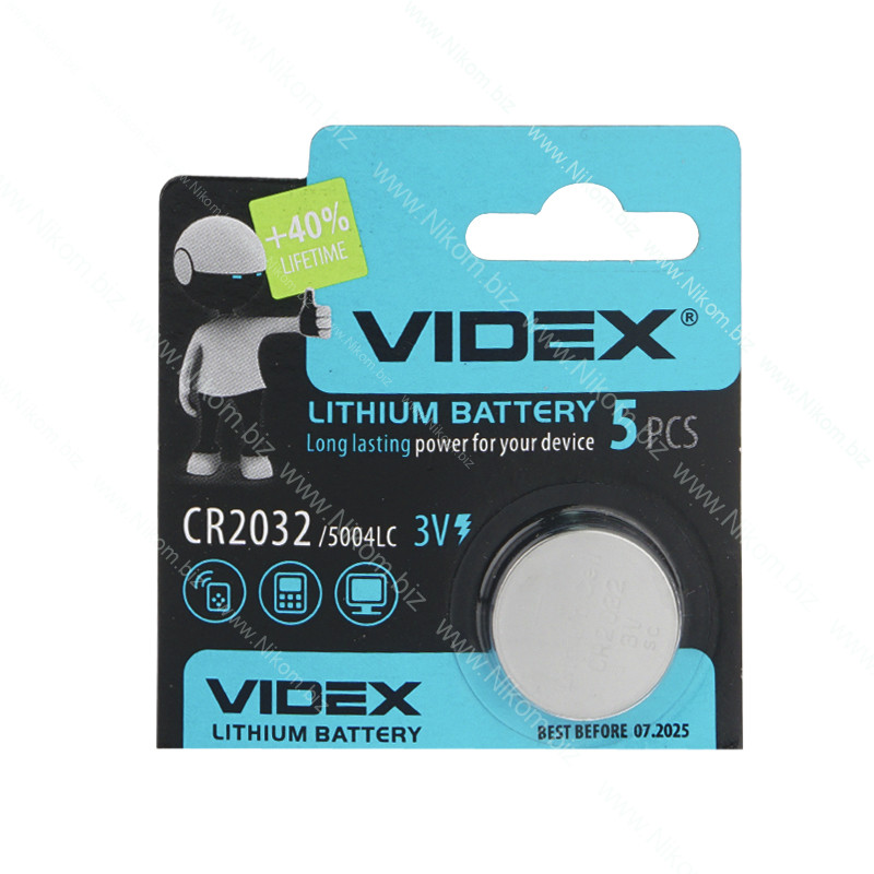 Батарейка VIDEX CR2032 3V