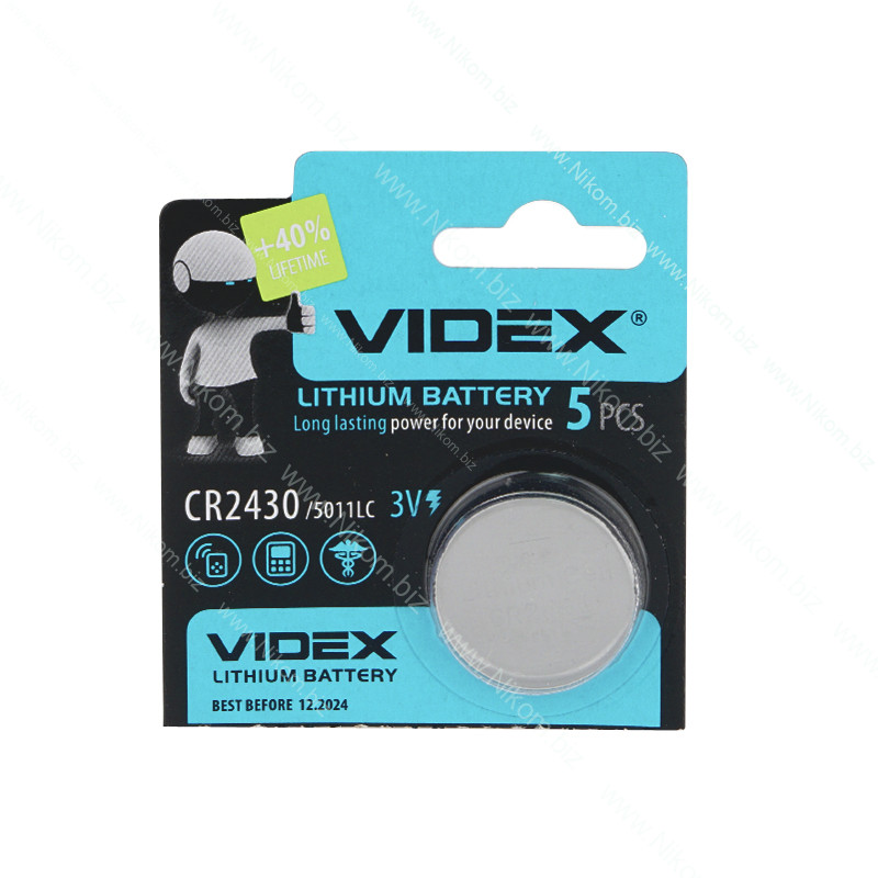 Батарейка VIDEX CR2430