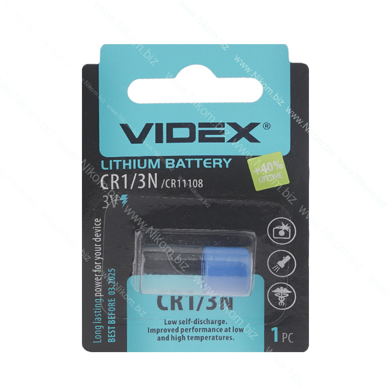 Батарейка VIDEX CR1/3N 3V