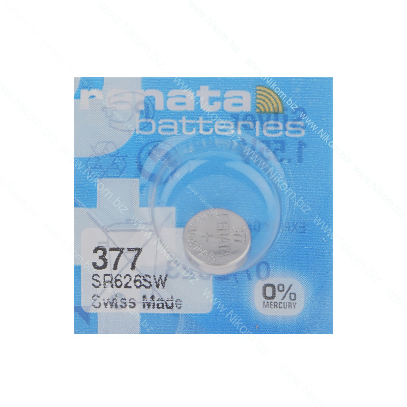 Батарейка Renata 377 Silver Oxide 1.55 V