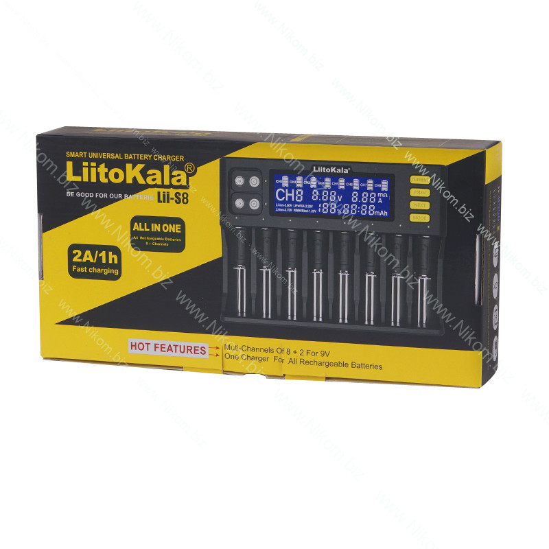 Зарядное устройство LiitoKala Lii-S8
