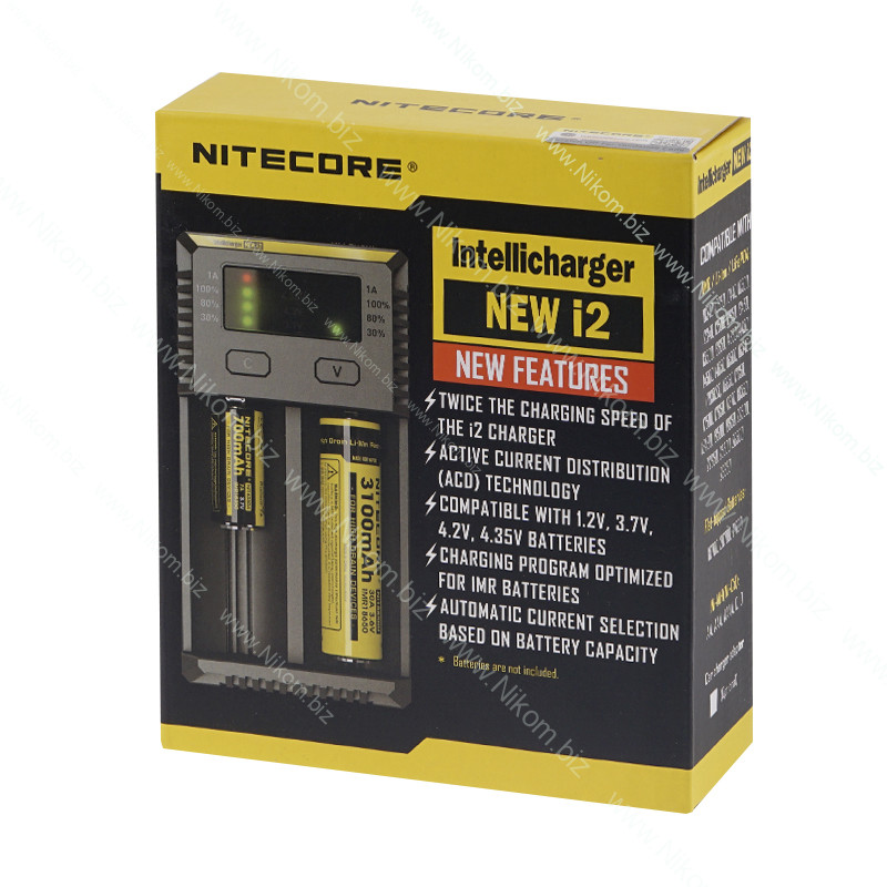 Зарядний пристрій Nitecore Intelichsrger NEW i2