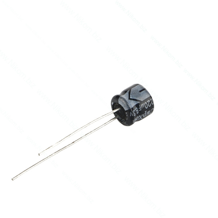 Конденсатор электролитический 220мкФ 6,3В 85C