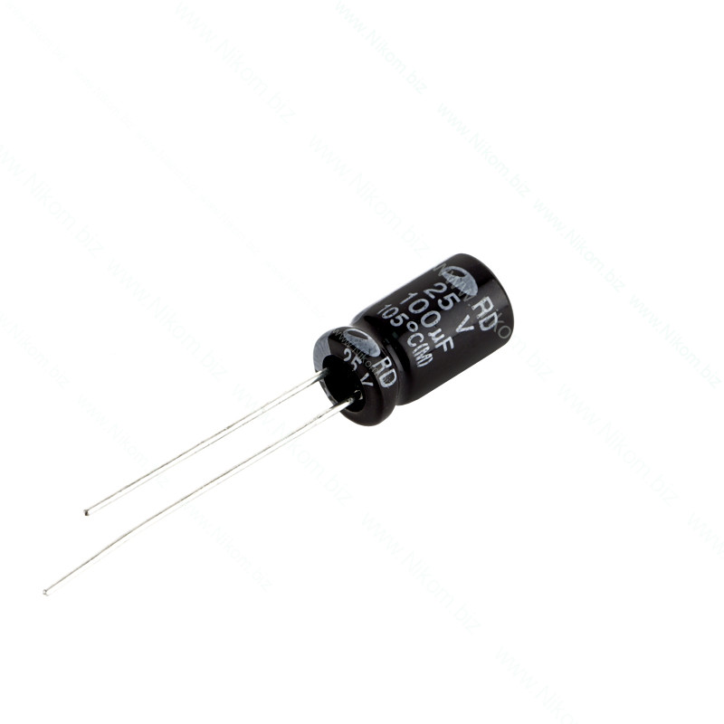 Конденсатор электролитический 10мкФ 25В 105C