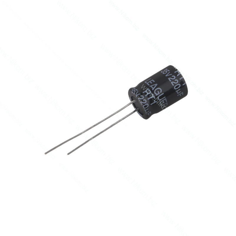 Конденсатор електролітичний 220мкФ 35В 105C
