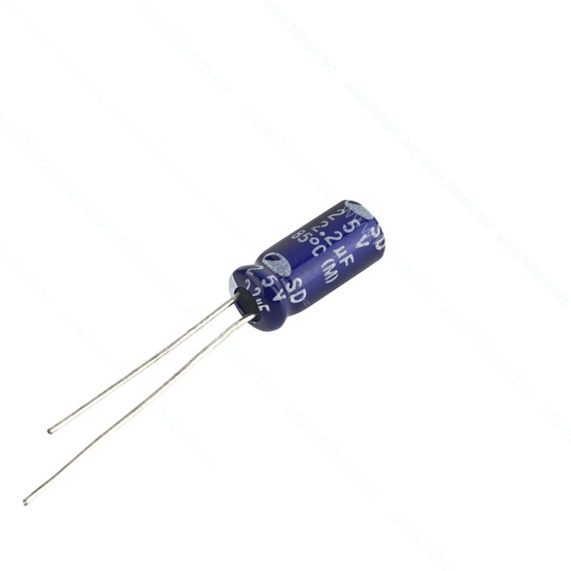 Конденсатор електролітичний 2,2 мкФ 25В 85С
