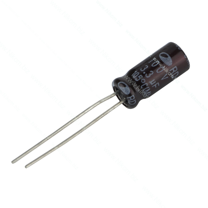 Конденсатор електролітичний 3,3 мкФ 100В 105C