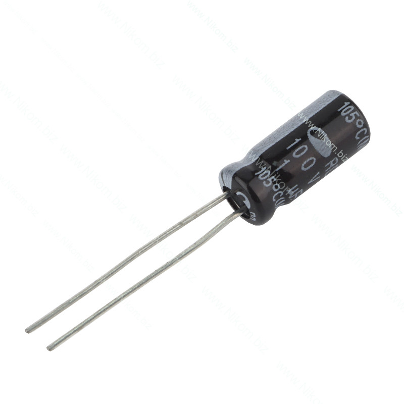 Конденсатор электролитический 1мкФ 100В 105C