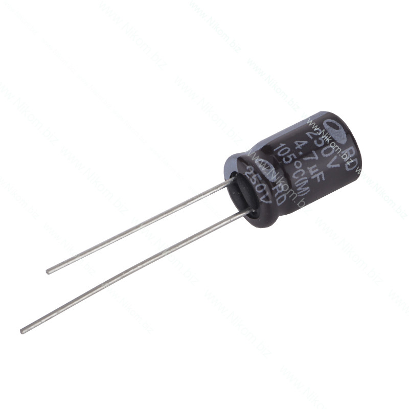 Конденсатор електролітичний 4,7 мкФ 250В 105C