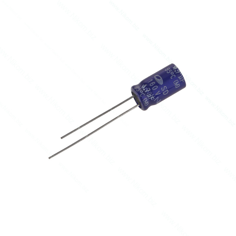 Конденсатор електролітичний 4,7 мкФ 160В 85C