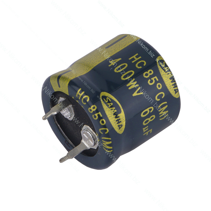 Конденсатор електролітичний 68мкФ 400В 85C