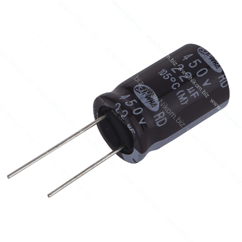 Конденсатор електролітичний 22мкф 450В 105C