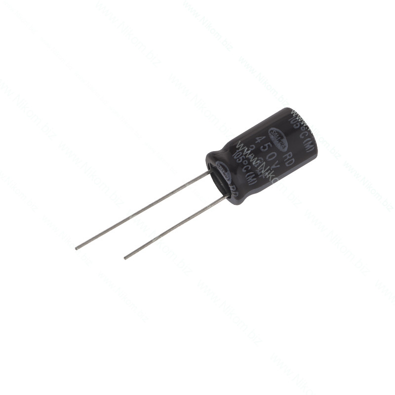 Конденсатор електролітичний 3,3мкФ 450В 105C
