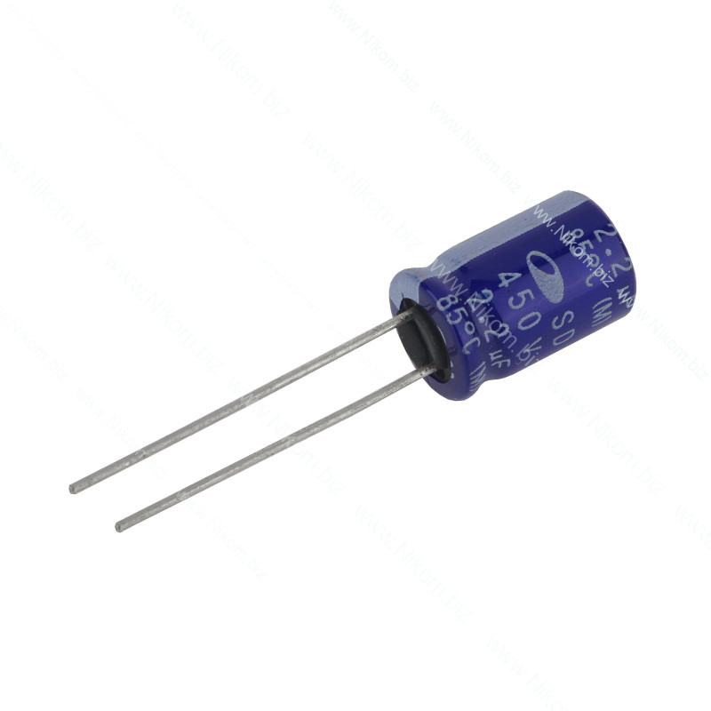Конденсатор електролітичний 2,2 мкФ 450В 85С
