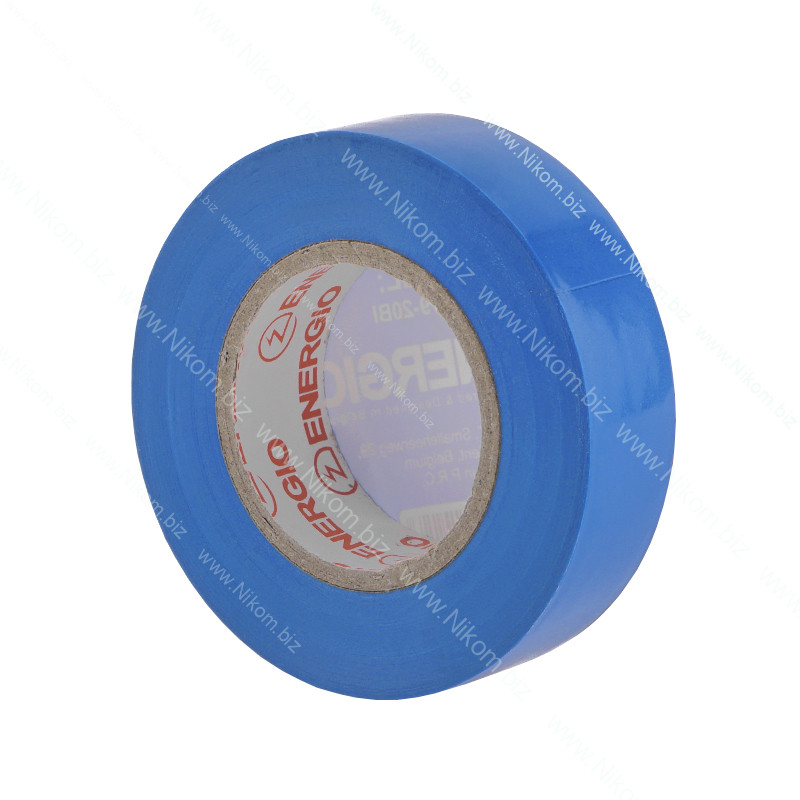Ізоляційна стрічка ENERGIO PVCT-19-20Bl синя 20м