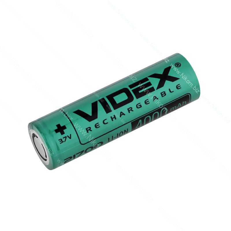 Акумулятор Videx Li-ion 21700, 4000мАг