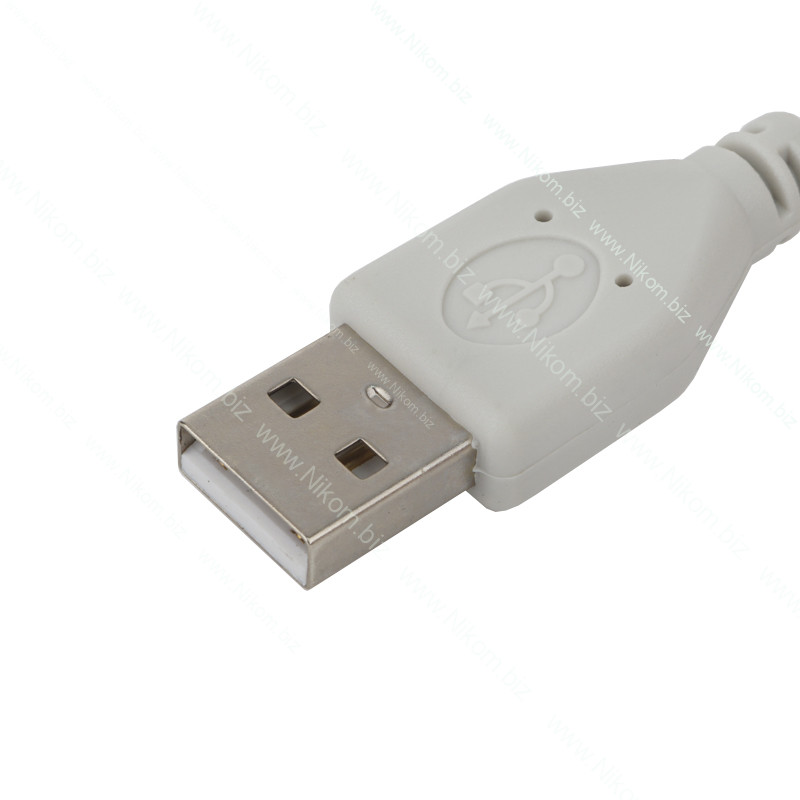 Подовжувач штекер USB A - гніздо USB A, сірий, 1,8 м