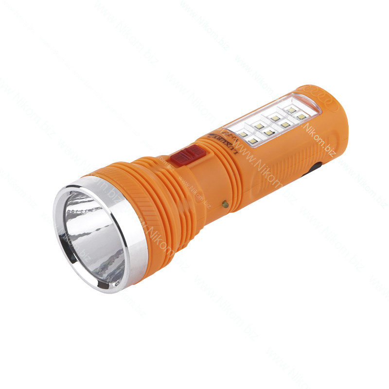 Ліхтарик ручний Luxury YJ-227 1W+8SMD, помаранчевий