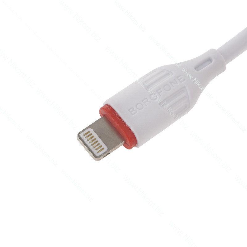 Кабель Borofone BX17 USB А - Lightning, білий 1м