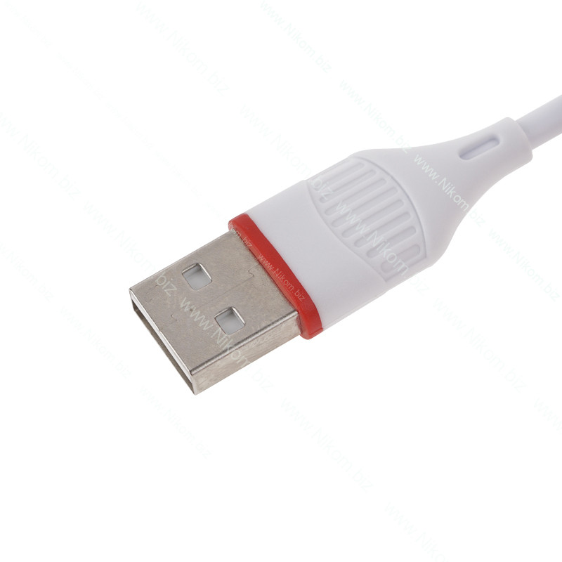 Кабель Borofone BX17 USB а-Lightning, білий