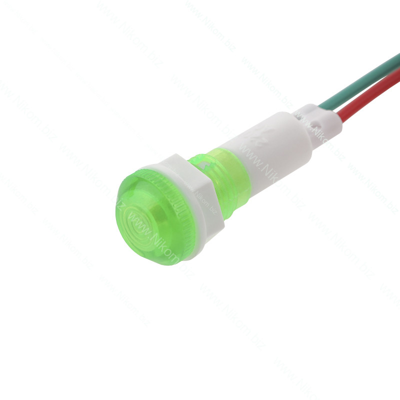 Індикатор LED XD10-6 12VDC зелений