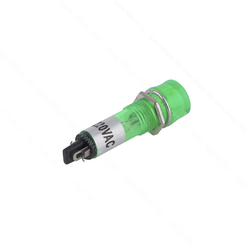 Індикатор LED XD10-3 220VAC, зелений