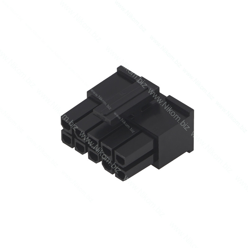 Конектор MOLEX Micro-Fit 3.0 MX-43025-1000 10 pin, чорний