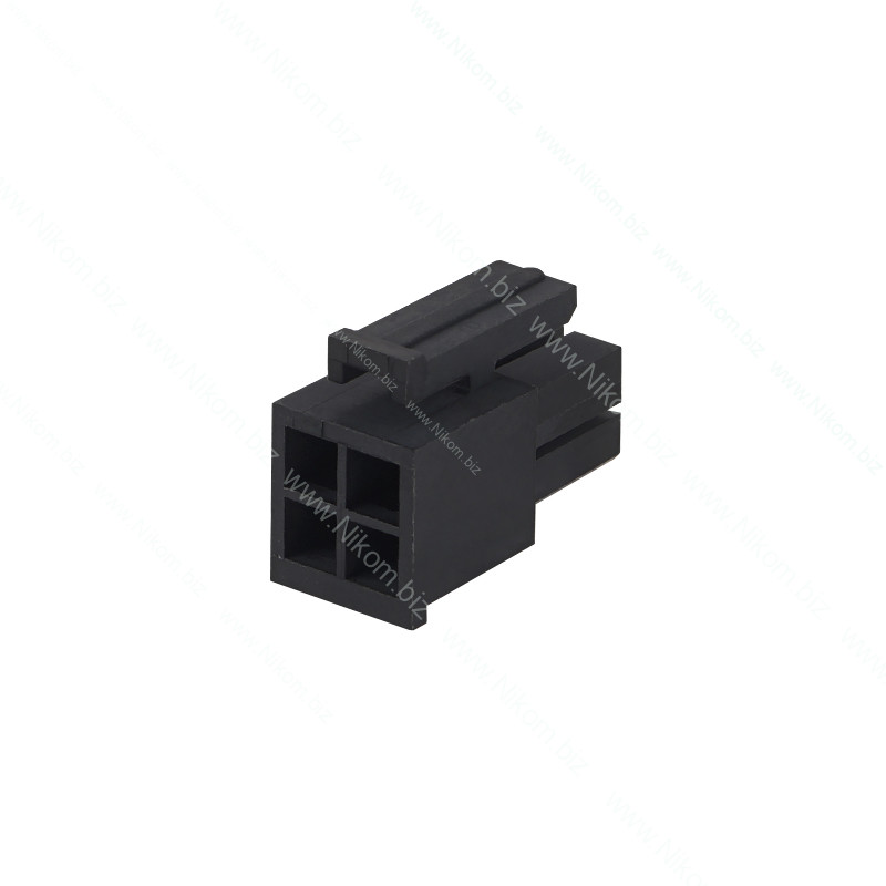 Конектор MOLEX Micro-Fit 3.0 MX-43025-0400 4 pin, чорний