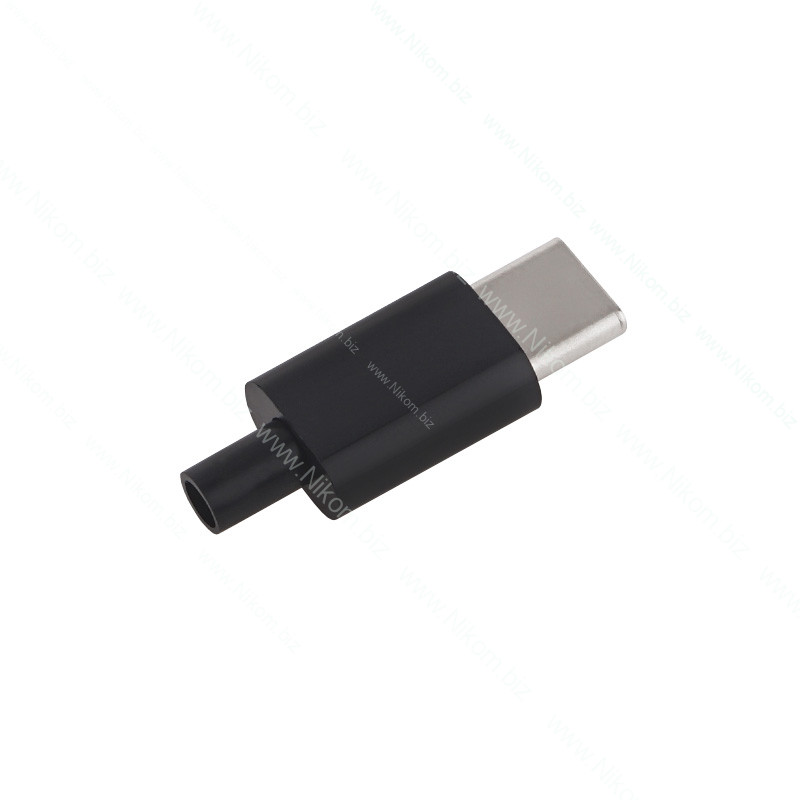 Штекер USB Type-C для зарядки, чорний