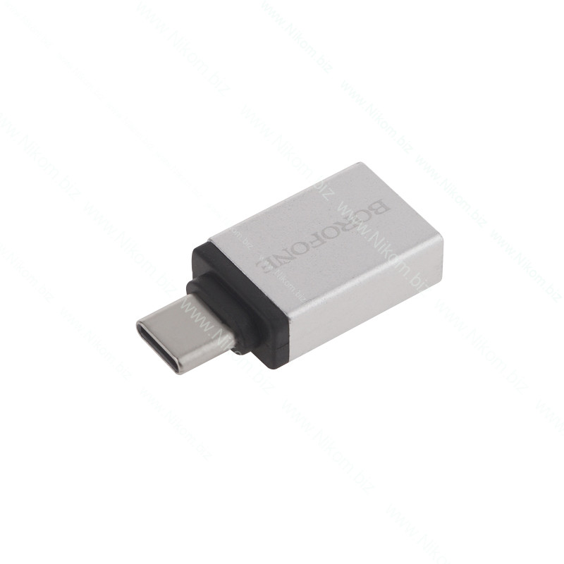 Перехідник Borofone BV3 штекер Type-C - гніздо USB 3.0 (OTG)