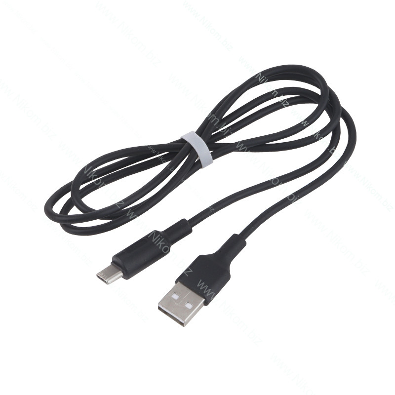 Кабель hoco X25 USB A - type-C чорний, 1м;