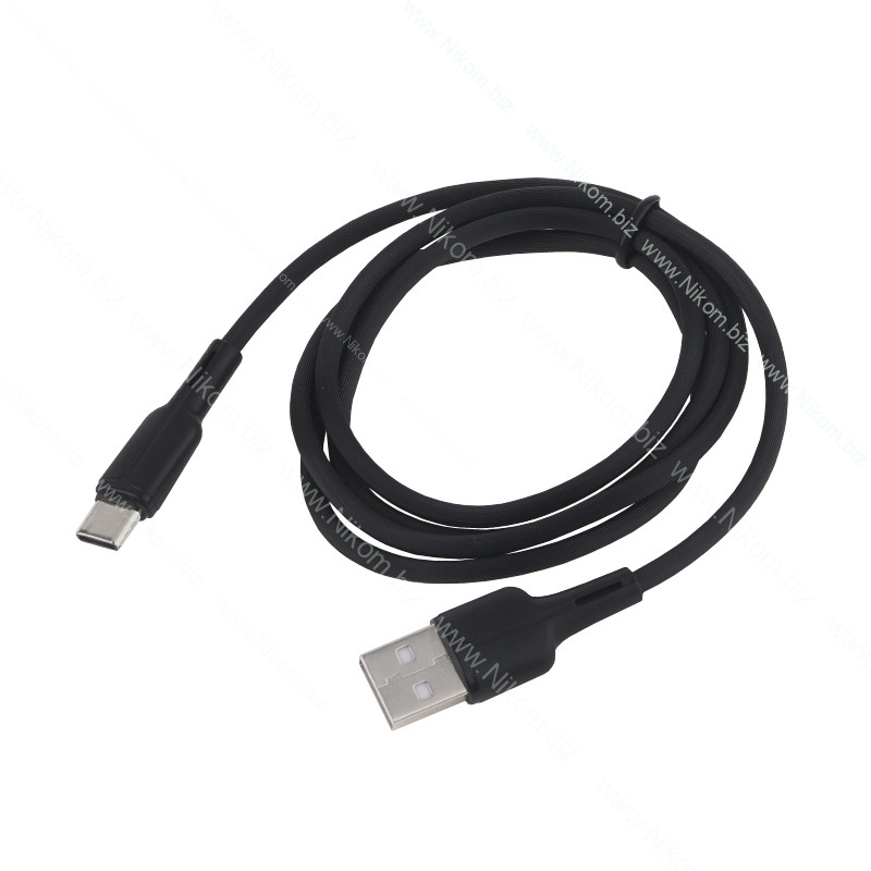 Кабель USB - Type-C Ridea RC-M121 Prima 1м чорний