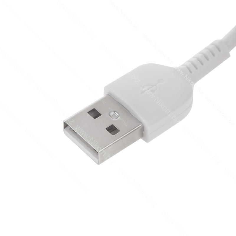 Кабель hoco X20 USB А - miсroUSB, білий, 3м