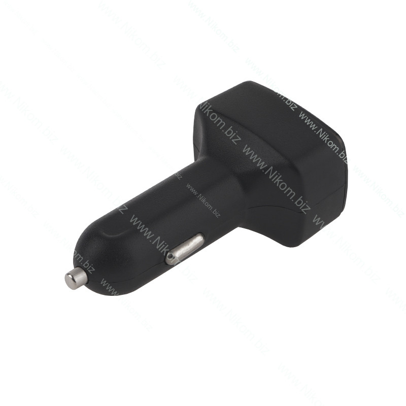 Зарядний пристрій 2 USB, синій індикатор