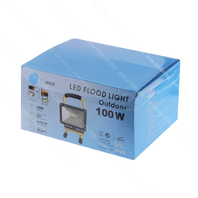 Прожектор світлодіодний W805 підлоговий поворотний, 100W