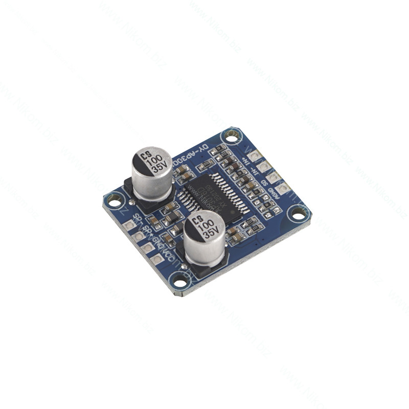 Низьковольтний аудіо підсилювач D-класу 2x15w