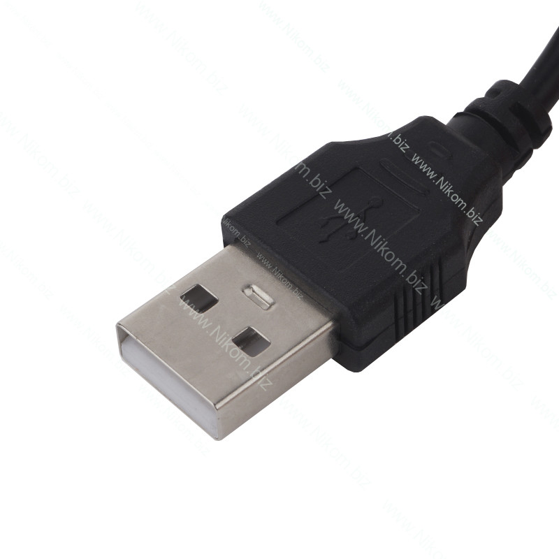 Хаб 4 порти USB 2.0, чорний