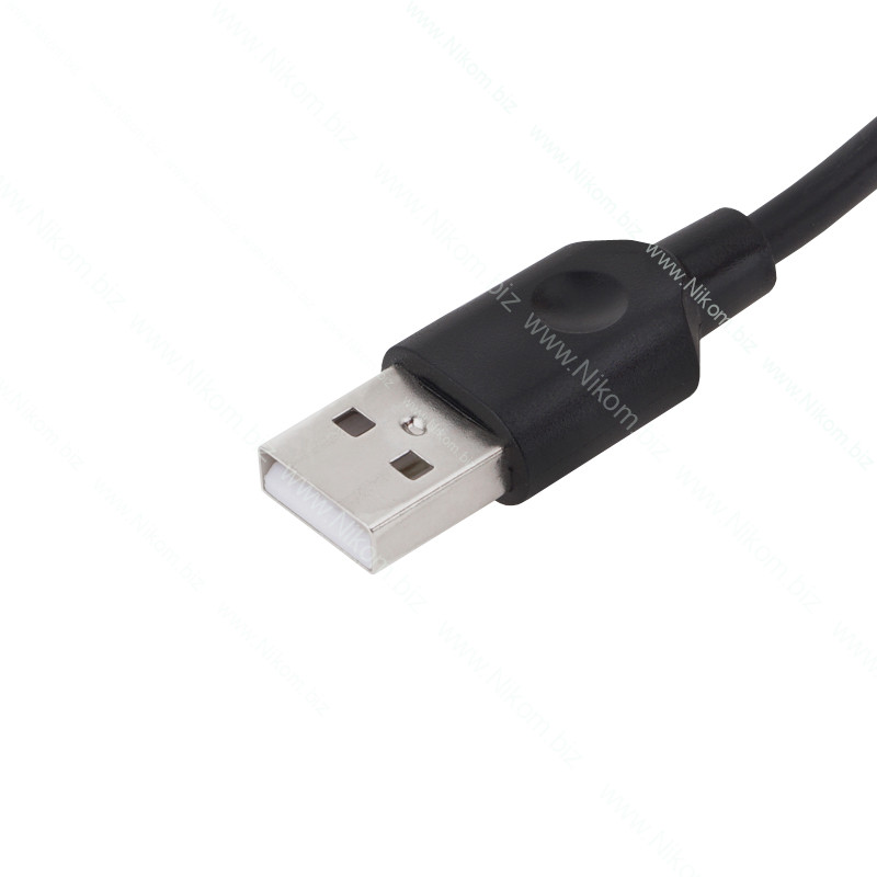 Хаб VEGGIEG V-U2406 USB 1м, чорний
