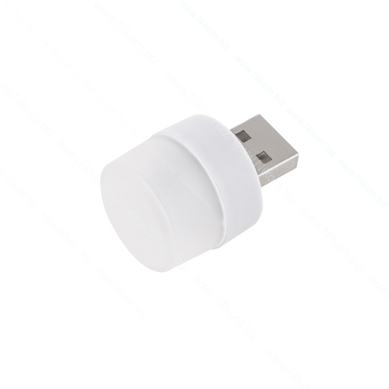 Лампочка-нічник USB, білий холодний
