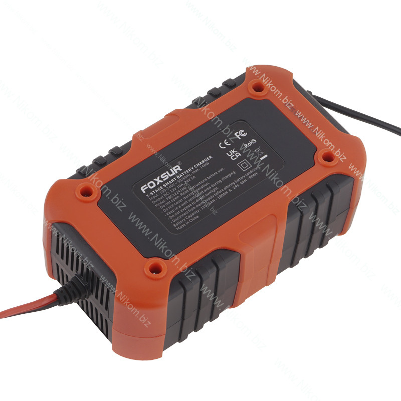 Зарядний пристрій FOXSUR smart 12V10A / 24V5A