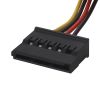 Переходник питания MOLEX + SATA под пайку 4pin