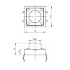 Микрокнопка тактовая 4pin