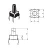 Микрокнопка тактовая 4pin