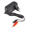 Блок питания 220V/DC 12V 1A с крокодилами