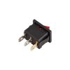 Выключатель с подсветкой KCD1-101N-LED 12V, красный
