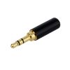 Штекер mini jack 3,5 стерео 3 pin, черный