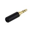 Штекер mini jack 3,5 стерео 3 pin, черный