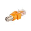 Переходник гнездо F - штекер RJ45