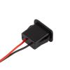 Гнездо USB A 2pin, на корпус, с проводами